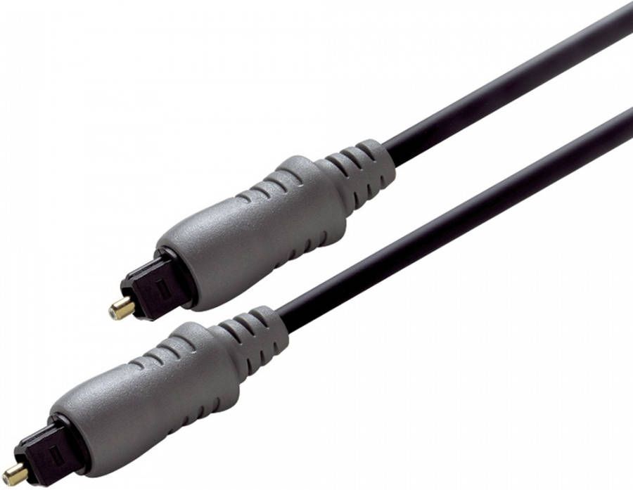 Scanpart Toslink optical audio kabel 3 0m Zwart Optische kabel Zwart