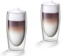 Scanpart dubbelwandige koffieglazen 350 ml Café Latte Macchiato koffieglas dubbelwandig 2 stuks - Thumbnail 2