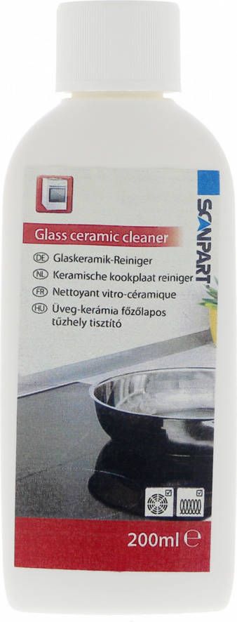 Scanpart kookplaat reiniger 200ml voor glas keramisch inductie Kookplaat accessoire