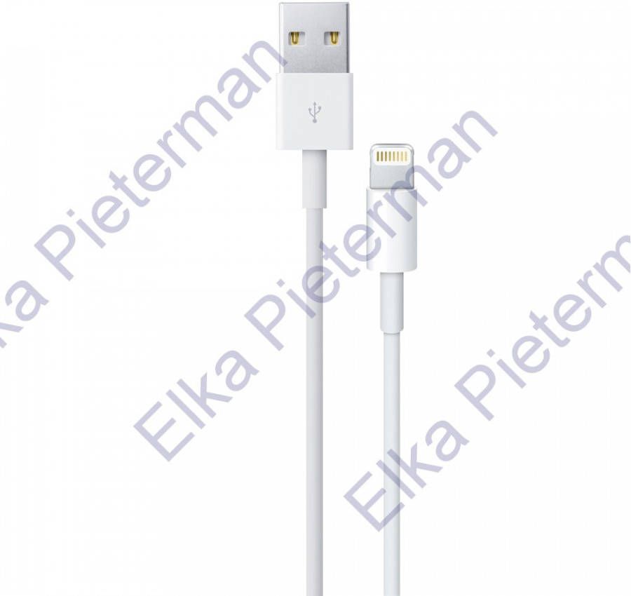 Scanpart USB-A naar Apple Lightning kabel 2 0m Oplader Wit