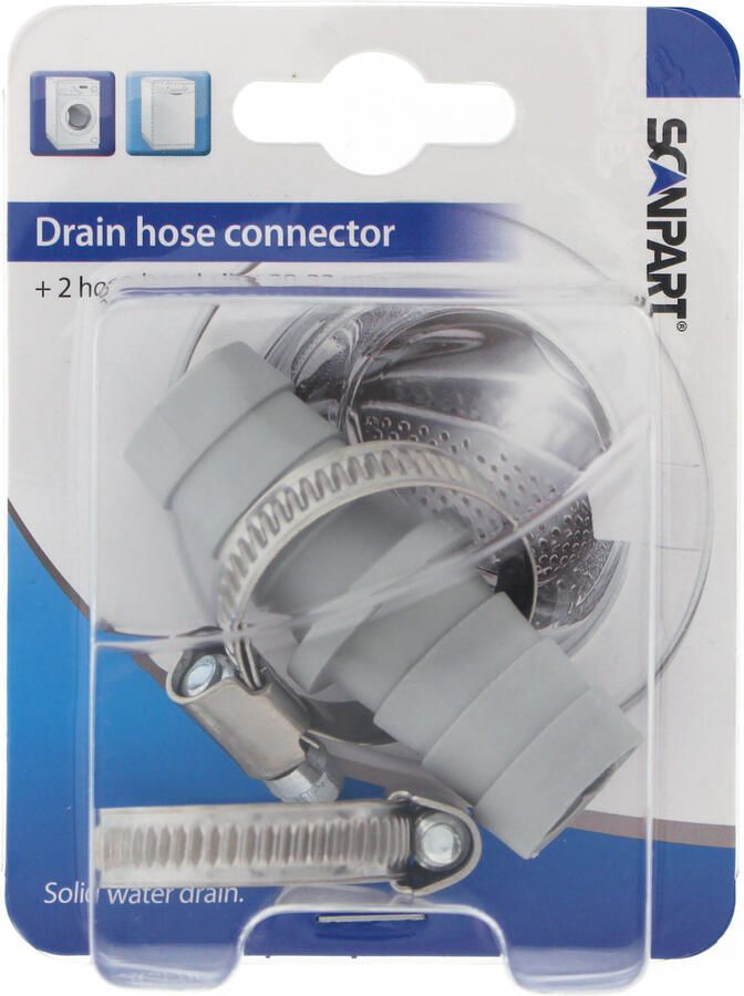 Scanpart afvoerslang verbindingsset Wasmachine accessoire