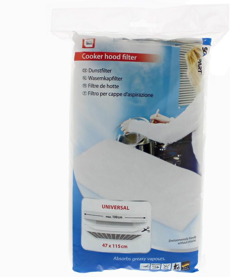 Scanpart afzuigkapfilter 47x115cm compact Afzuigkap accessoire