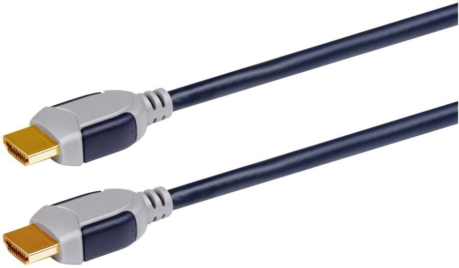 Scanpart High Speed HDMI kabel met Ethernet 3.0m HDMI kabel Zwart
