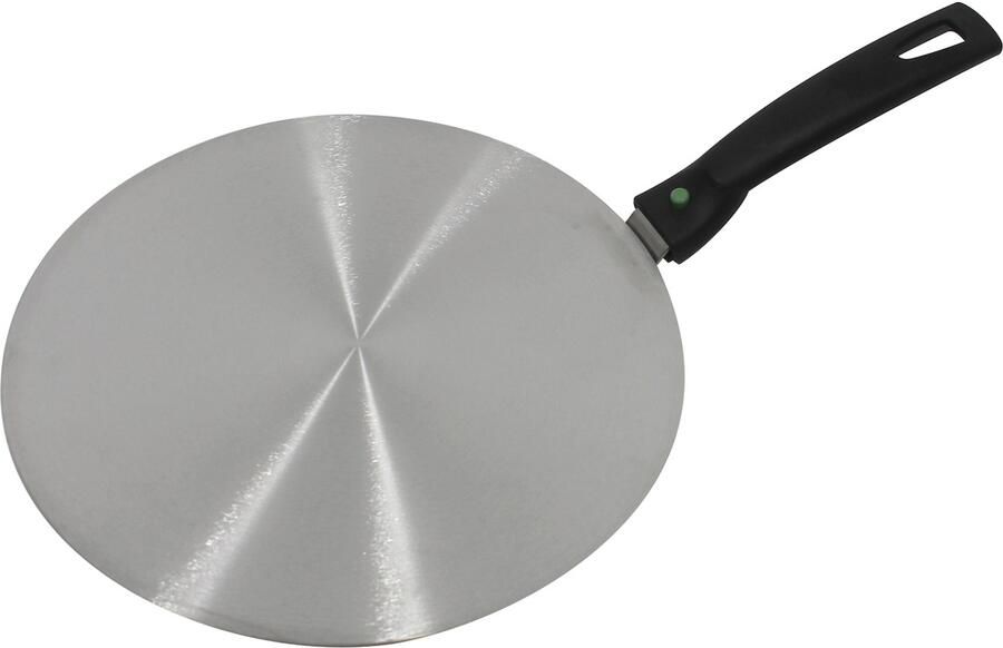 Scanpart inductie adapterplaat voor pannen 22 cm RVS Met afneembare handgreep