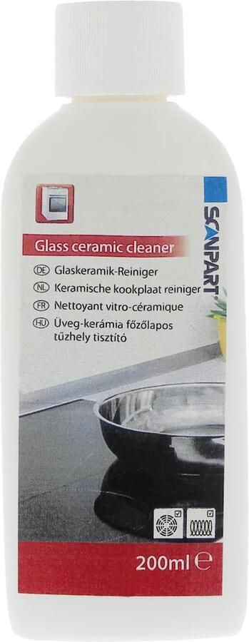 Scanpart kookplaat reiniger 200ml voor glas keramisch inductie Kookplaat accessoire