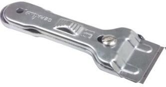 Scanpart kookplaat schraper voor glas keramisch inductie Kookplaat accessoire Grijs