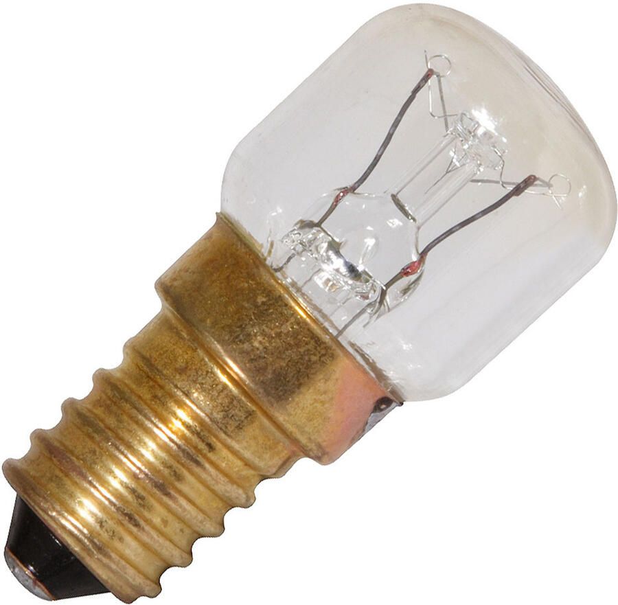 Scanpart ovenlamp E14 15W 300 graden buis 110Lm 2-pack Oven accessoire Grijs