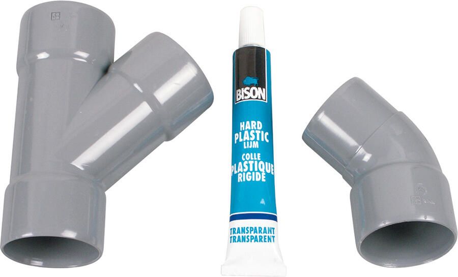 Scanpart PVC y-stuk verbindingsset condensdroger Droger accessoire Grijs