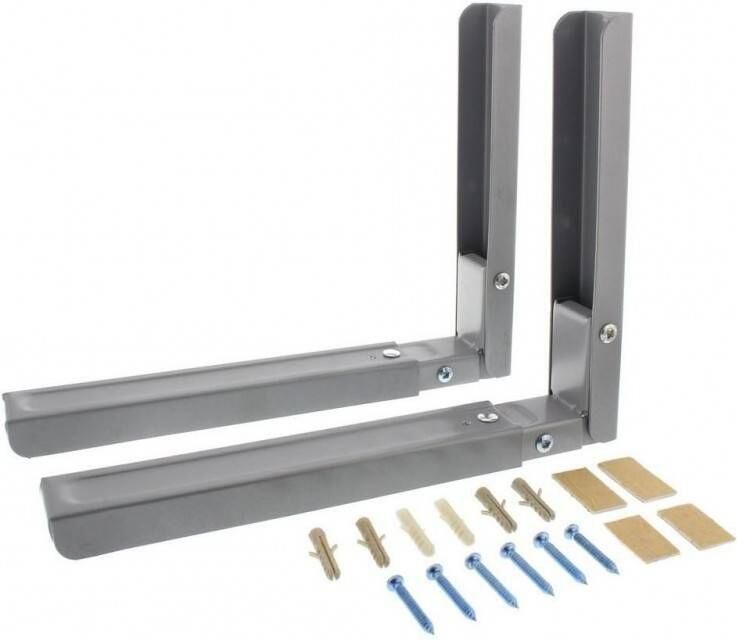 Scanpart wand bevestigingsbeugels magnetron zilver 50kg Magnetron accessoire Zilver