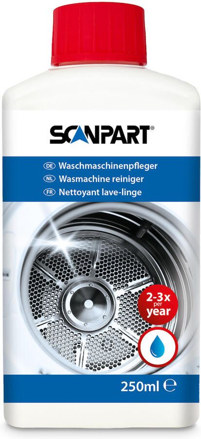 Scanpart wasmachine onderhoudsmiddel 250ml Wasmachine accessoire Wit