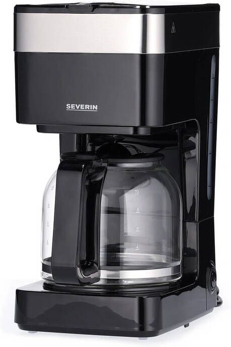 Severin KA 9263 Filterkoffiezetapparaat 1 25 l Gemalen koffie 900 W Zwart RVS serie