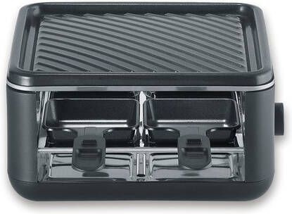Severin RG2360 Raclette Grill 4-Persoons Gourmet met Keramische Coating 800 Watt