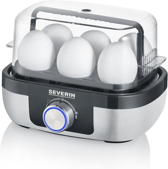 Severin EK 3169 eierkoker 6 eieren 420 W Zwart Roestvrijstaal - Foto 2