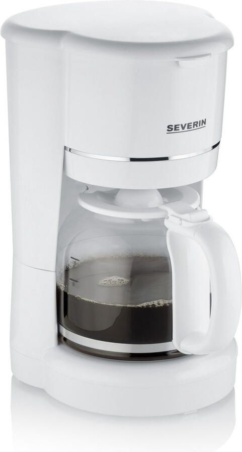 Severin KA 4323 Filter-koffiezetapparaat met afwasbaar permanent filter 900 Watt Wit
