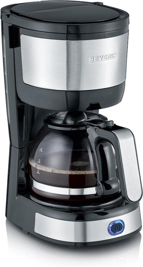 Severin KA 4819 Filterkoffiezetapparaat Gemalen koffie 750 W Zwart Roestvrijstaal - Foto 2