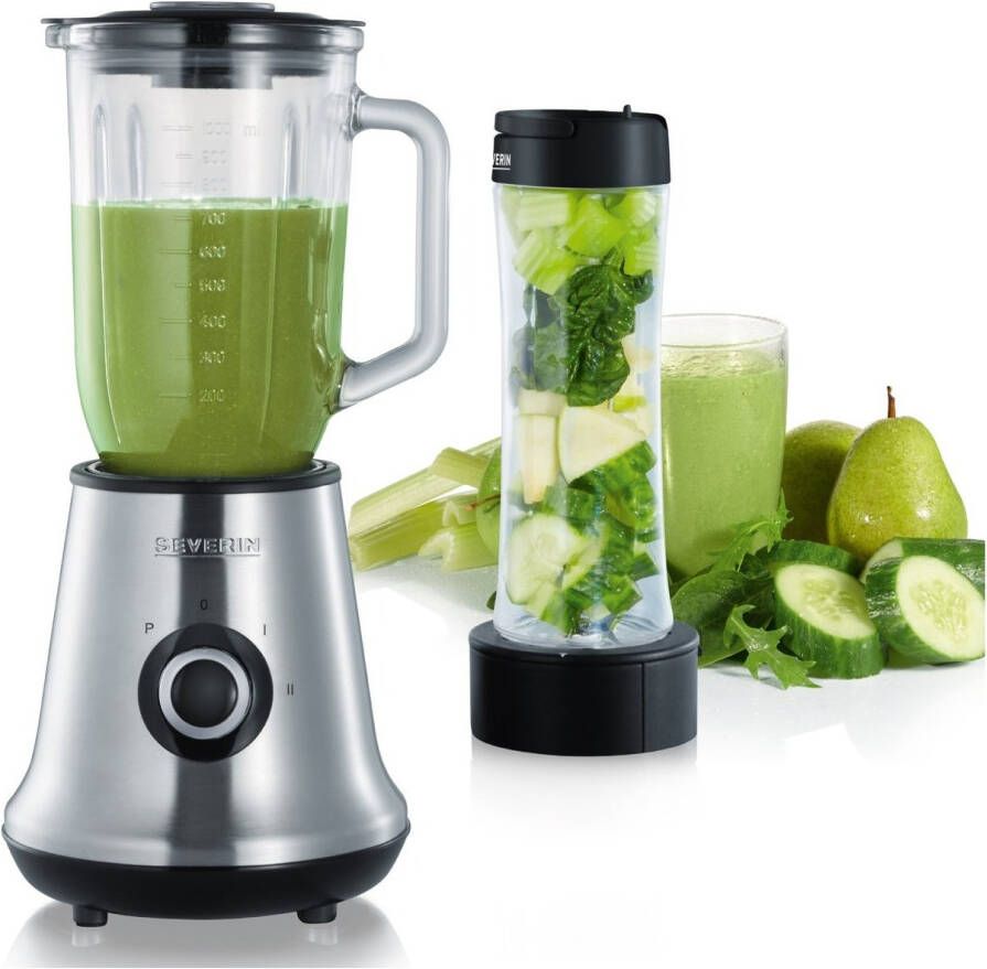 Severin SM 7971 Multimixer + Smoothie Mix & Go 100% BPA vrij