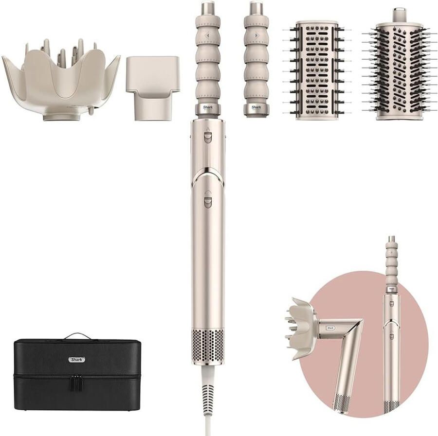 Shark FlexStyle 5-in-1 multistyler en föhn Stone