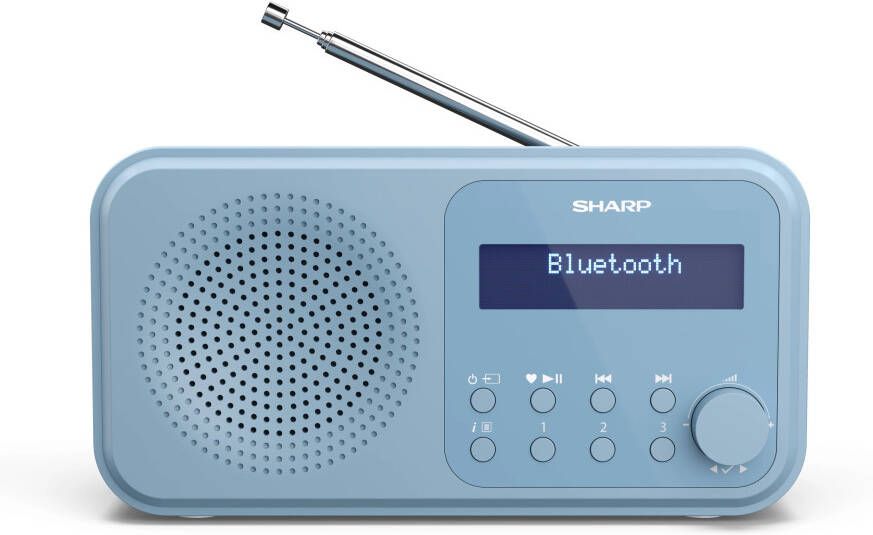 Sharp DR-P420 DAB radio Blauw