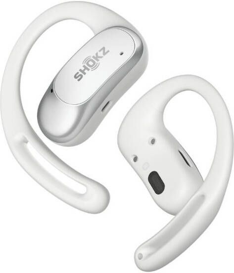 Shokz OpenFit Air bluetooth On-ear hoofdtelefoon wit