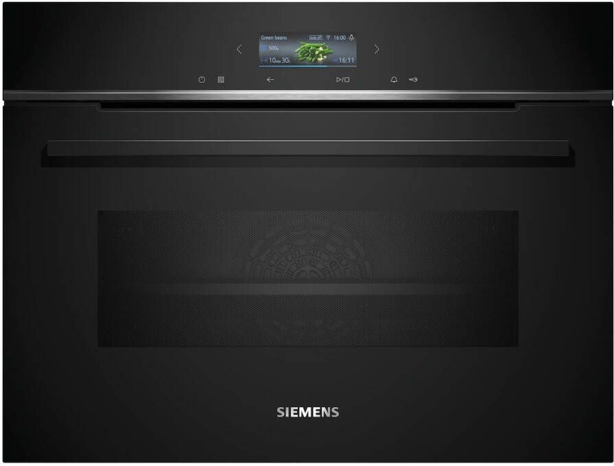 Siemens CM724G1B3 iQ700 extraKlasse Compacte Oven met Magnetron 60 x 45 cm Zwart