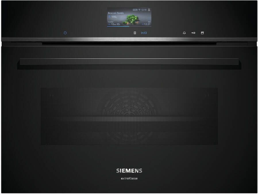 Siemens iQ700 CS736GCB1F extraKlasse Compacte inbouw oven met volwaardige stoom