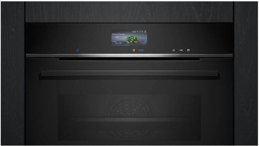 Siemens iQ700 CS736GCB1F extraKlasse Compacte inbouw oven met volwaardige stoom