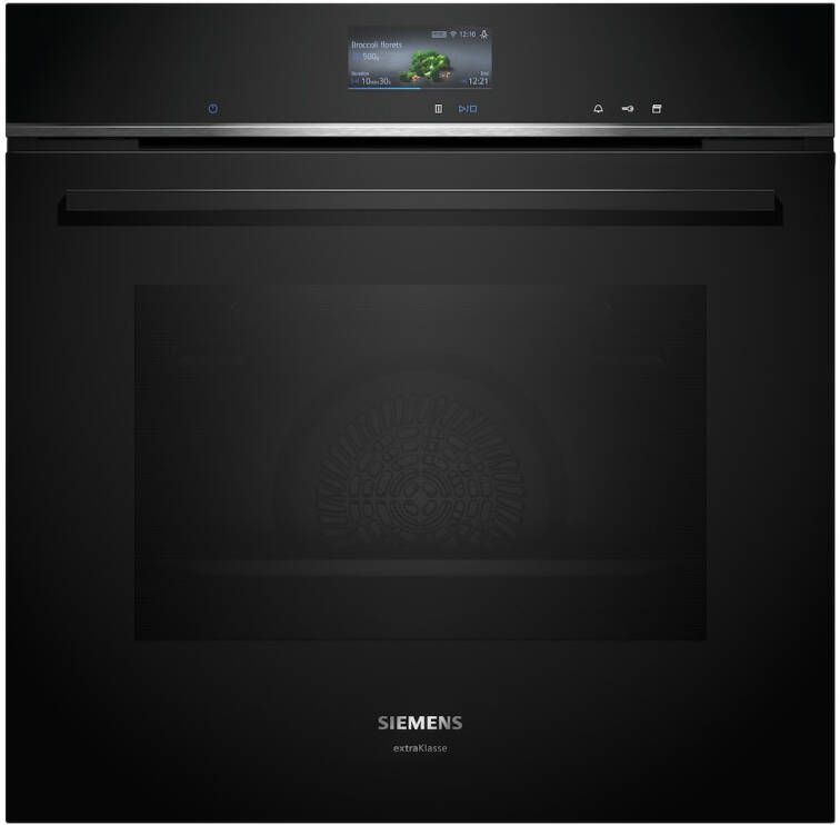 Siemens HS736GDB1 iQ700 extraKlasse Oven met Volwaardige Stoom 60 x 60 cm Zwart