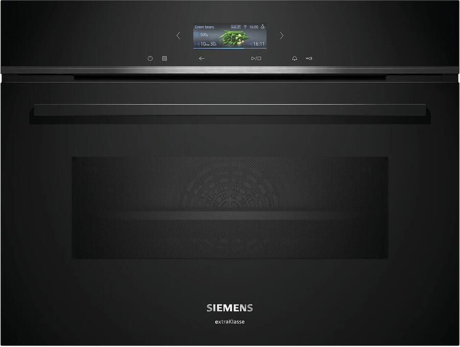 Siemens CM724G1B3 extraKlasse Inbouw oven met magnetron Zwart