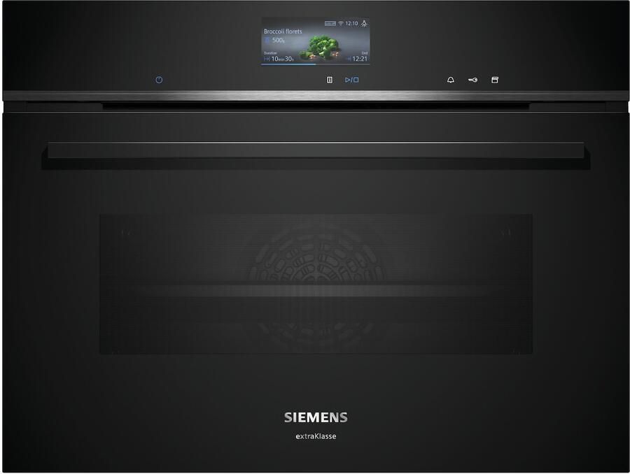 Siemens CS736GCB1F extraKlasse Inbouw combi stoomoven Zwart
