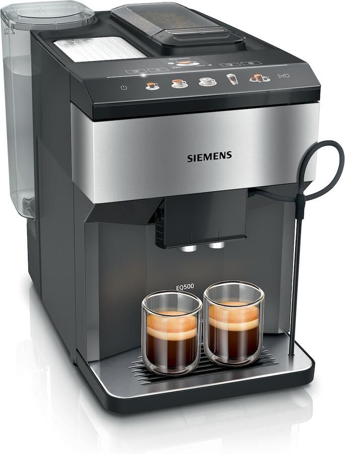 Siemens iQ500 TP517DF3 Espressomachine 1 9 l Koffiebonen Ingebouwde molen 1500 W Zwart Roestvrijstaal - Foto 2
