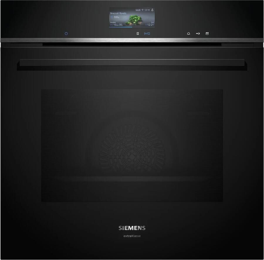 Siemens HS736GDB1 extraKlasse Inbouw combi stoomoven Zwart