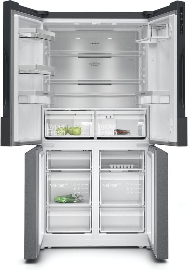 Siemens KF96NAXEA iQ500 Amerikaanse koelkast Zwart - Foto 2