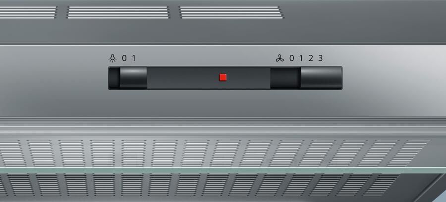 Siemens iQ100 LU62LFA51 afzuigkap 250 m³ uur Muurmontage Zilver D