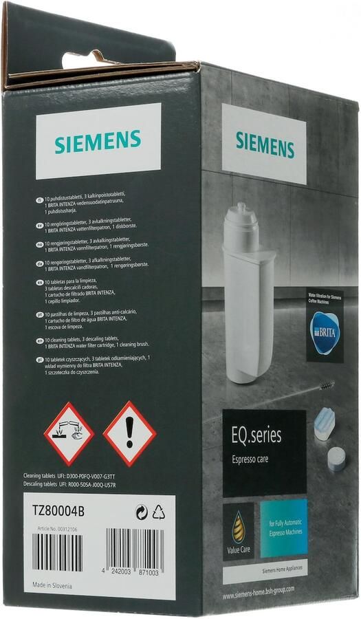 Siemens TZ80004A koffiemachineonderhoudset EQ-Series voor espressovolautomaten - Foto 2
