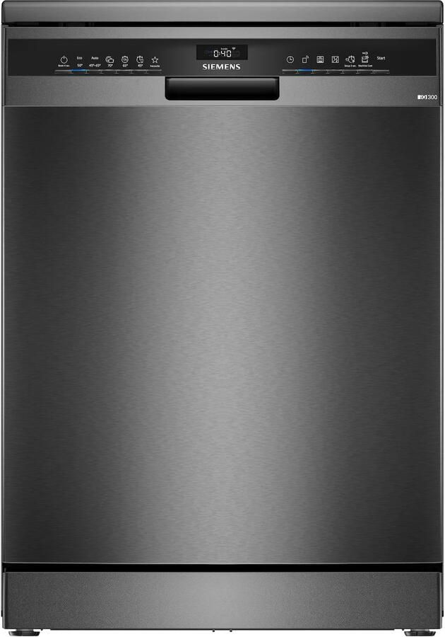 Siemens SN23EC03ME iQ300 vrijstaande vaatwasser 14 couverts Inductie L60cm 42dB Zwart