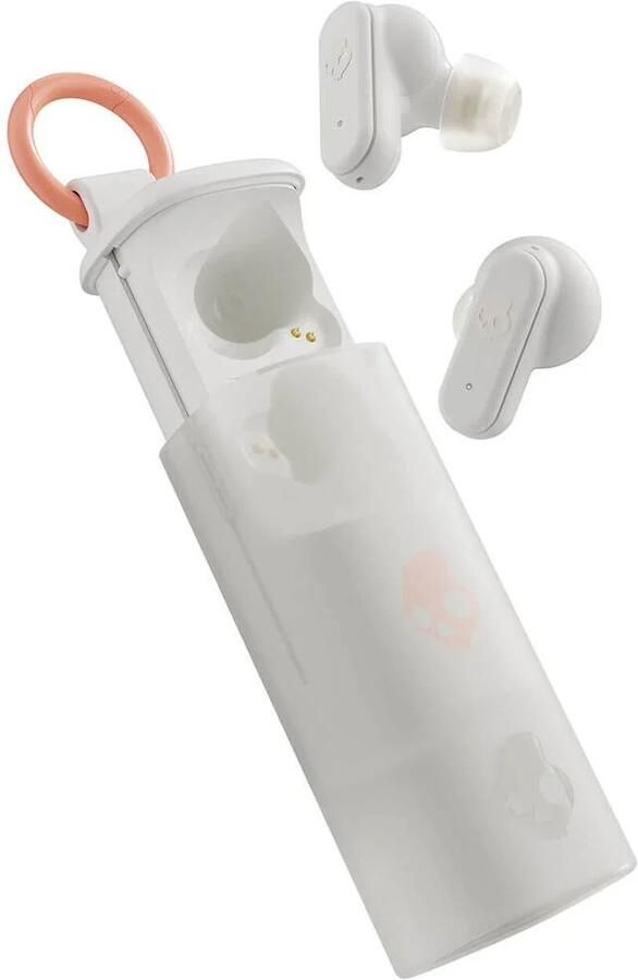 Skullcandy Dime Evo in-ear oordopjes met clip case Wit