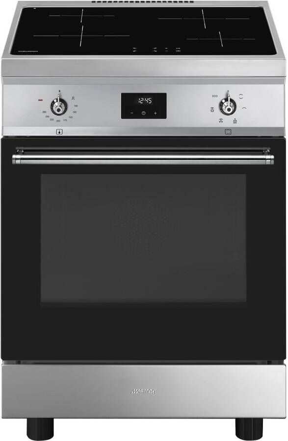 Smeg C6IMXT2 Classici Esthetisch Fornuis met Inductie Kookplaat 60 x 60 cm - Foto 2