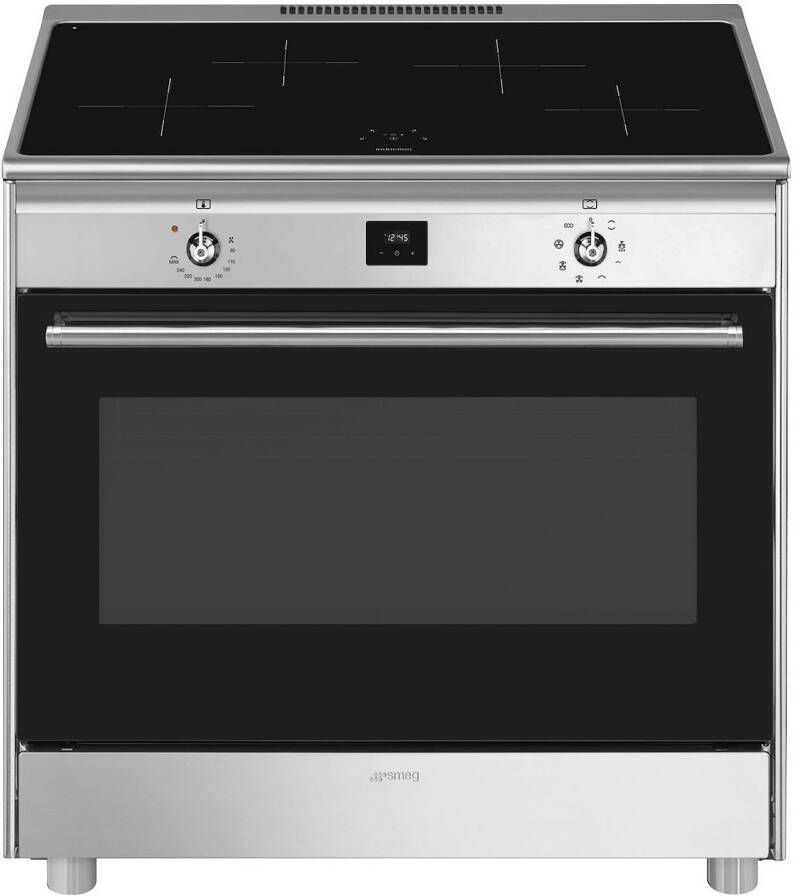 Smeg CG90CIXT Inductie fornuis