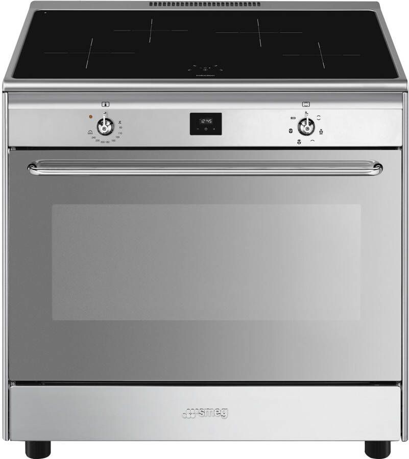 Smeg CG90IXT9- Inductie fornuis RVS