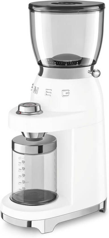 Smeg CGF11WHEU Elektrische koffiemolen Wit 30 maalstanden