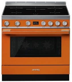 Smeg CPF9IPOR Inductie fornuis Oranje