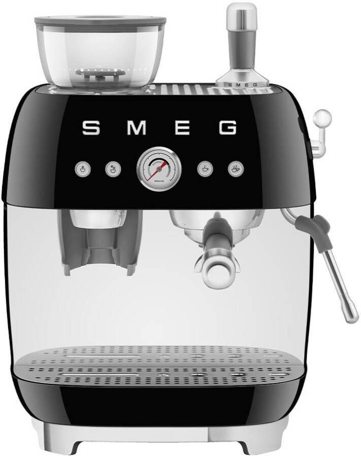Smeg Espresso Zwart EGF03BLEU | Espressomachines | Keuken&Koken Koffie&Ontbijt | 8017709329846 - Foto 2