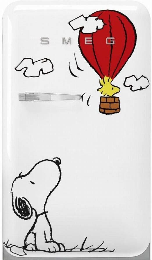 Smeg FAB10RDSN6 Vrijstaande Koelkast Snoopy Wit