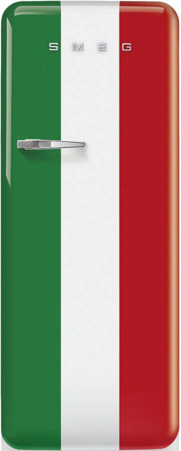 Smeg FAB28RDIT5 italiaanse vlag Koelkast met vriesvak Groen