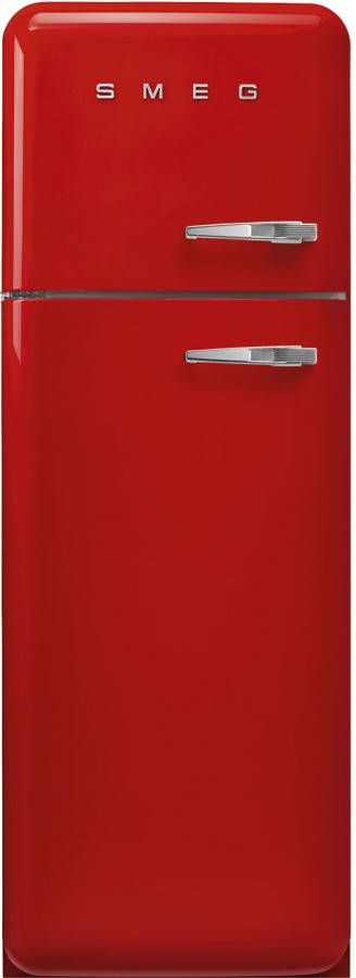 Smeg FAB30LRD5 koel-vriescombinatie Vrijstaand 294 l D Rood