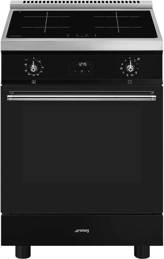 Smeg C6IPBLT2 Inductie fornuis Zwart