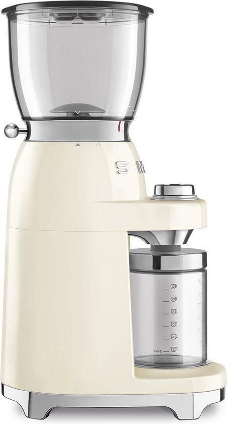 Smeg Koffiemolen Crème CGF11CREU | Koffie Toebehoren | 8017709317973