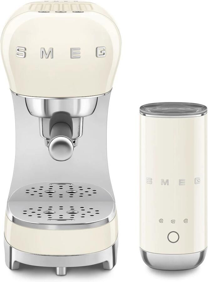 Smeg ECF12CREU Creme + melkopschuimer
