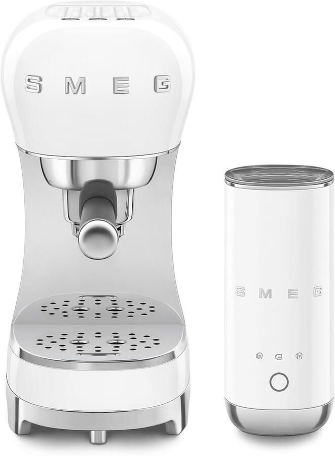 Smeg ECF12WHEU Espresso apparaat Wit