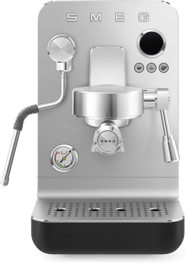 Smeg EMC02BLMEU Espresso apparaat Zwart